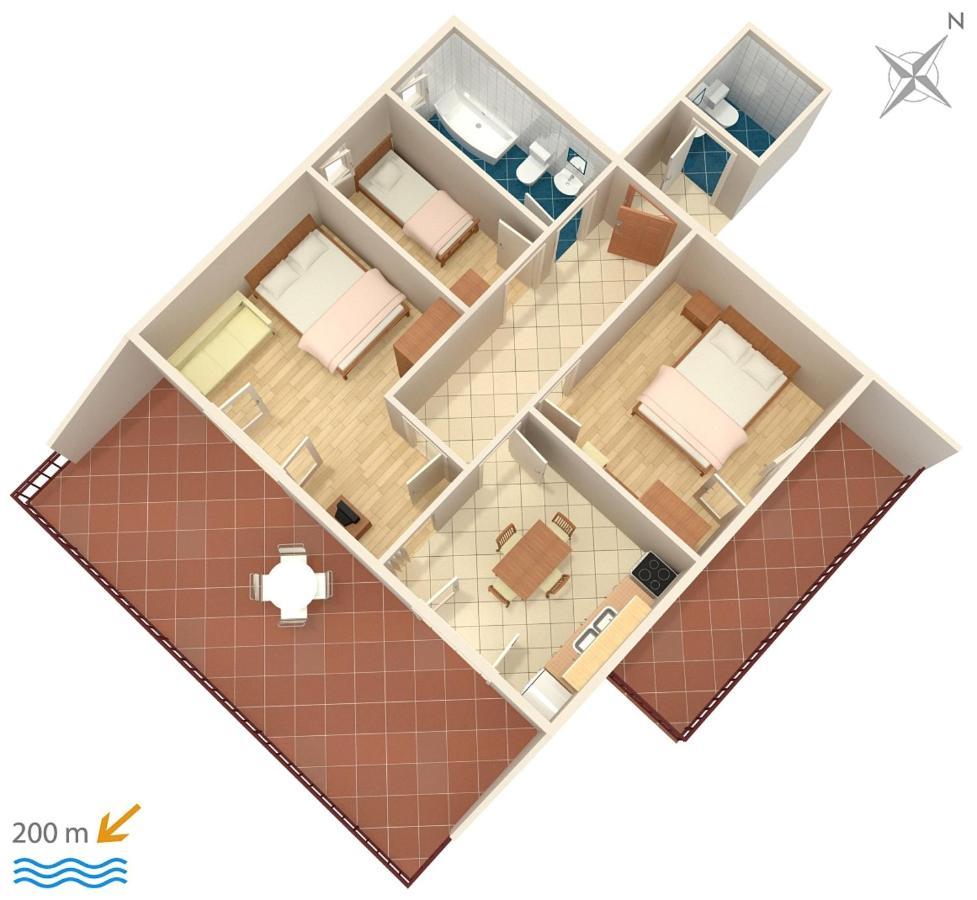 Apartments With A Parking Space Srima - Vodice, Vodice - 6099 Экстерьер фото